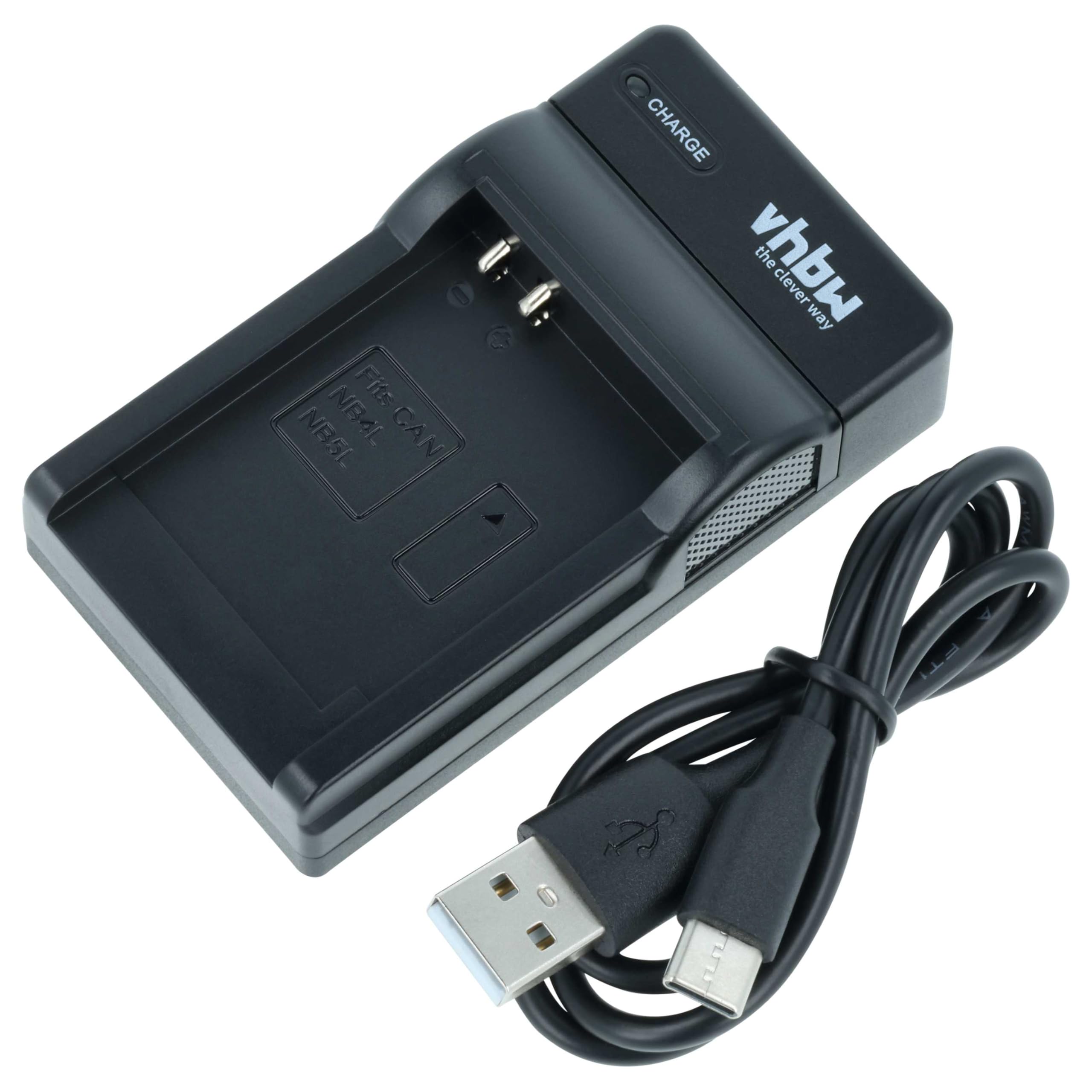 vhbw USB-C Ladegerät kompatibel mit Canon Powershot SX200 is 