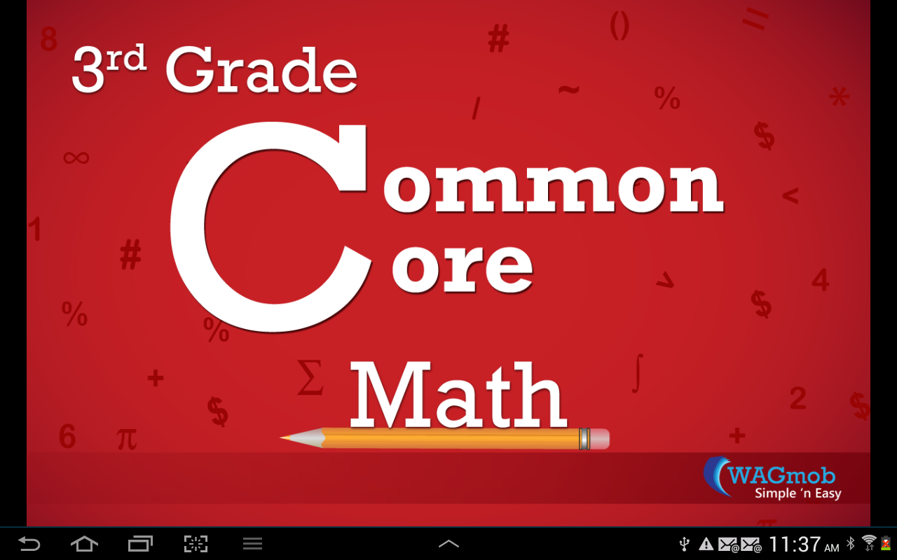3rd Grade Common Core Math - App on Amazon Appstore