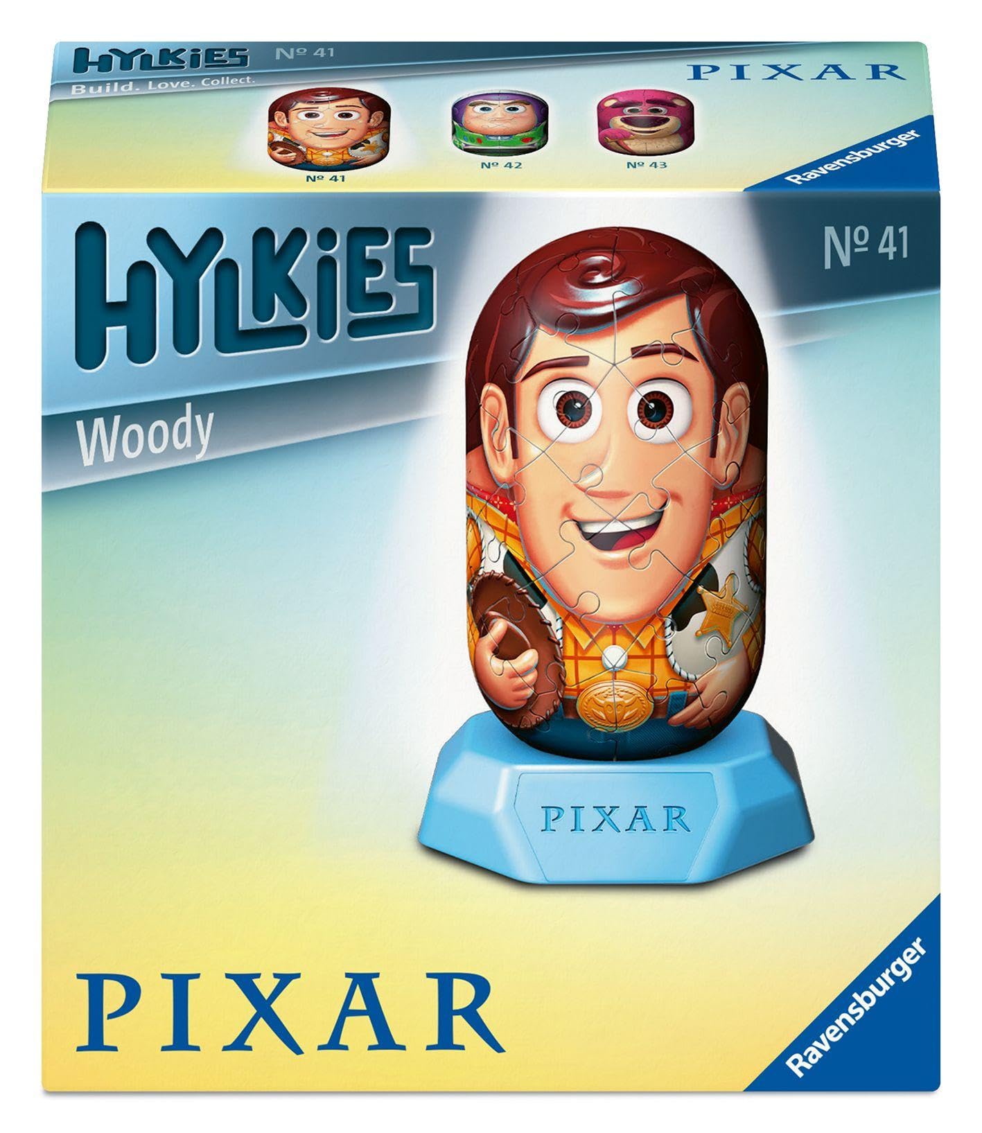 Ravensburger Hylkies No.41 Toy Story 5 Woody 3D Puzzle – 54 Piece Collectible Mini Figure Toy for Kids Display