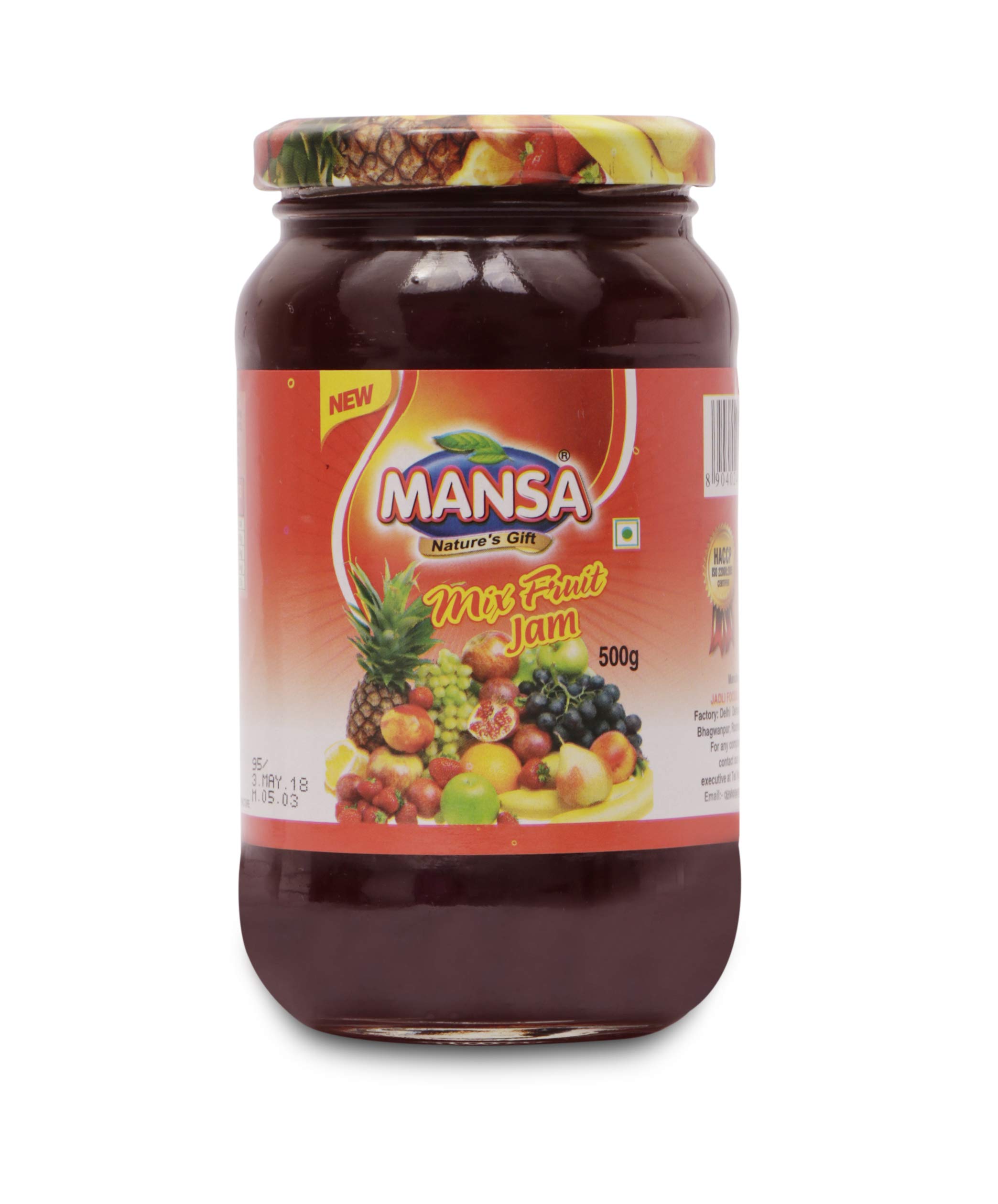MANSA Mixed Fruit Jam, with Real Fruit Ingredients (500G) (B07J5YJBV7) Amazon Price History, Amazon Price Tracker