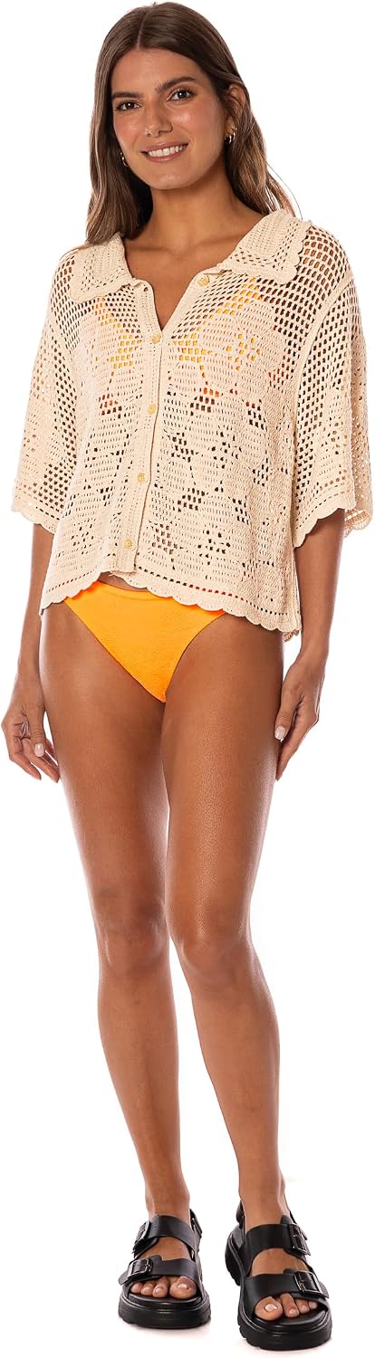 Maaji Women's Macrame Meadow 2 Ways Shirt