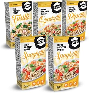 Forpro CarbControl 5er Packung High Protein Low Carb Pasta Mix - Gesund, Kohlenhydratarm, Langanhaltend sättigend, Vegan Nudeln