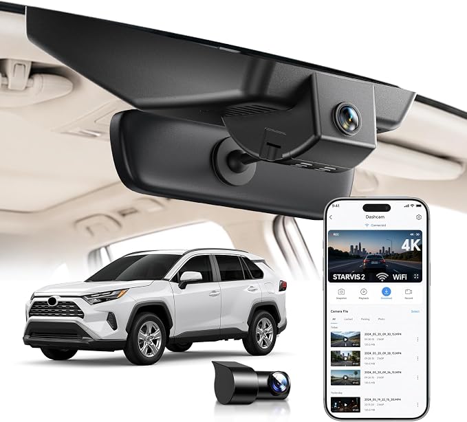 OVAMAN OEM Dash Cam for Toyota RAV4 (2022-2025 Model B,