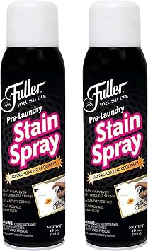 Fuller Brush Pre-Laundry Stain Remover Spray 18 fl oz Fast-Acting Stain Fighter for Clothes Removes Grease, Ink, Food & More No Soak, Safe on Colors & Whites Pack of 2