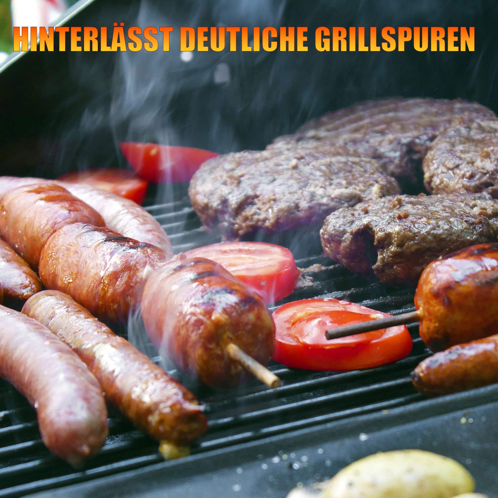 Gusseisen Grillrost für Enders Boston 3,43CM Grillroste Ersatzteil Enders Monroe Pro 3,Charbroil Advantage, Barbecook Siesta 310,Landmann Triton 3 & 4,Profi Cook PC-GG 1058/1059 Grillrost Ersatzteile