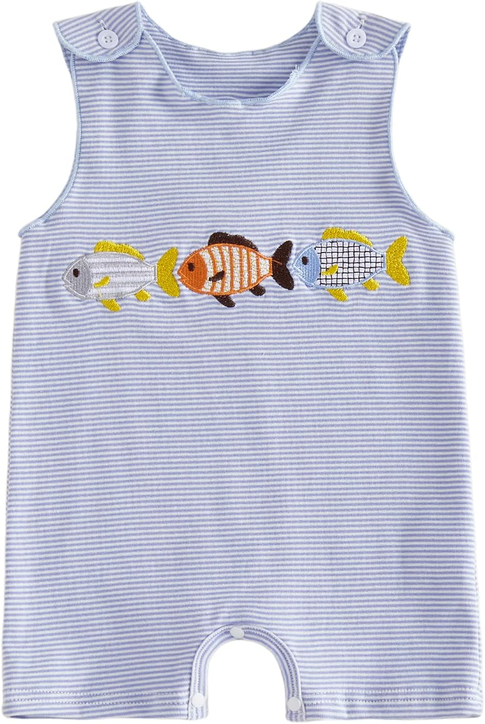 Bagilaanoe Infant Baby Boy Sleeveless Romper Jumpsuit Pants Mallard Duck Waffle Knit Outfit Summer One Piece Clothes