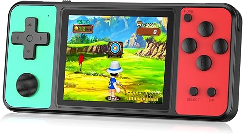 Miniatura 8 de Juegos de mano de 32 bits para niños, 139 videojuegos integrados, pantalla IPS de 7.6 cm, recargable, portátil, reproductor de juegos de arcade