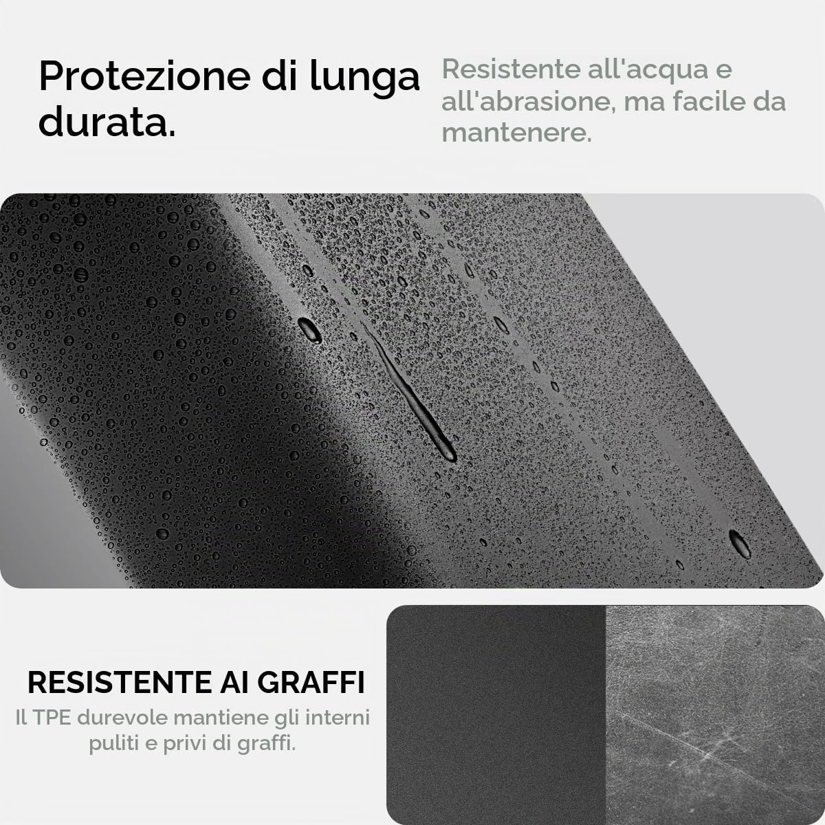 Spigen Tesla Model 3 Highland 2024 2025 2026 Model Y Juniper 2025 2026 Copribracciolo con TPE Antiscivolo, Copertura Cuscino per Bracciolo Console Centrale, Accessori Tesla - Nero
