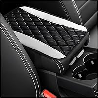 Vista 17 de Cojín para Consola Central de Automóvil, Funda Universal de Cuero Impermeable para Caja de Asiento de Reposabrazos, Cómodo Protector de Cubierta