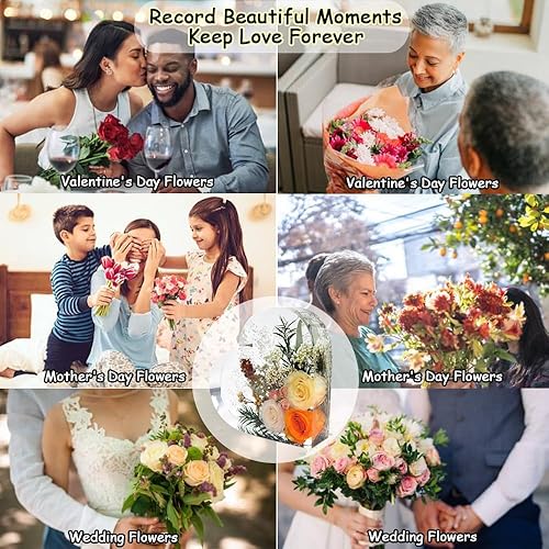 Miniatura 6 de Kit de moldes de vela de resina, kit de moldes de vela de silicona para resina epoxi, kit de inicio para preservación de flores, incluyendo corazón,