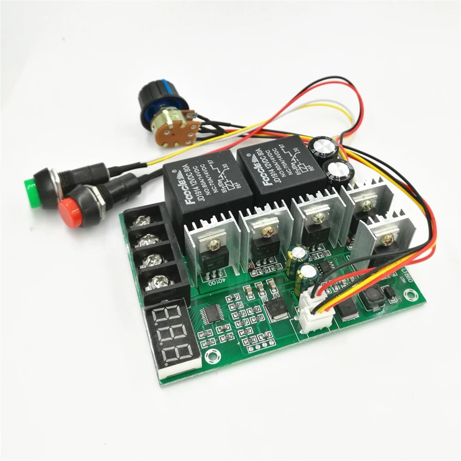 30PCS 12V24V36V48V55V Regolatore Elettrico ad Alta Potenza con Asta di Spinta Regolazione della velocità del Motore DC Nessun Blocco Display Digitale avanti e Indietro