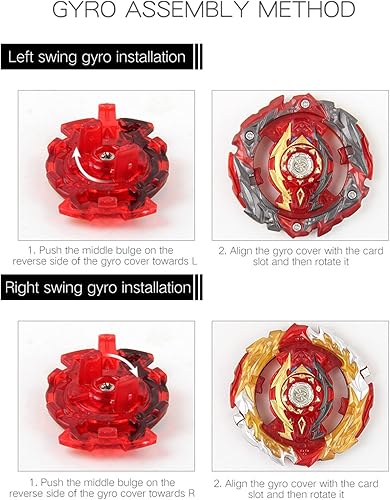 Miniatura 7 de Bey Battling Tops Burst SuperKing B-172 World Spriggan con hojas de bahía lanzador de cuerda juego de batalla juego de batalla juguetes de