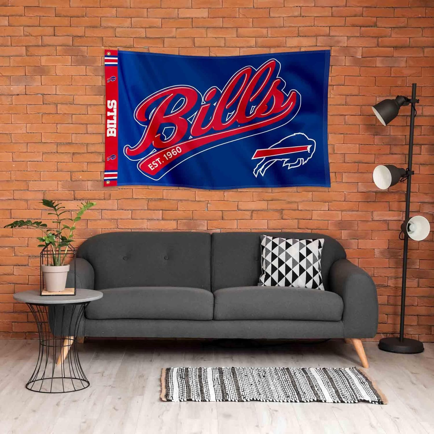 Buffalo Bills Script Logo Premium Flag - Image 4