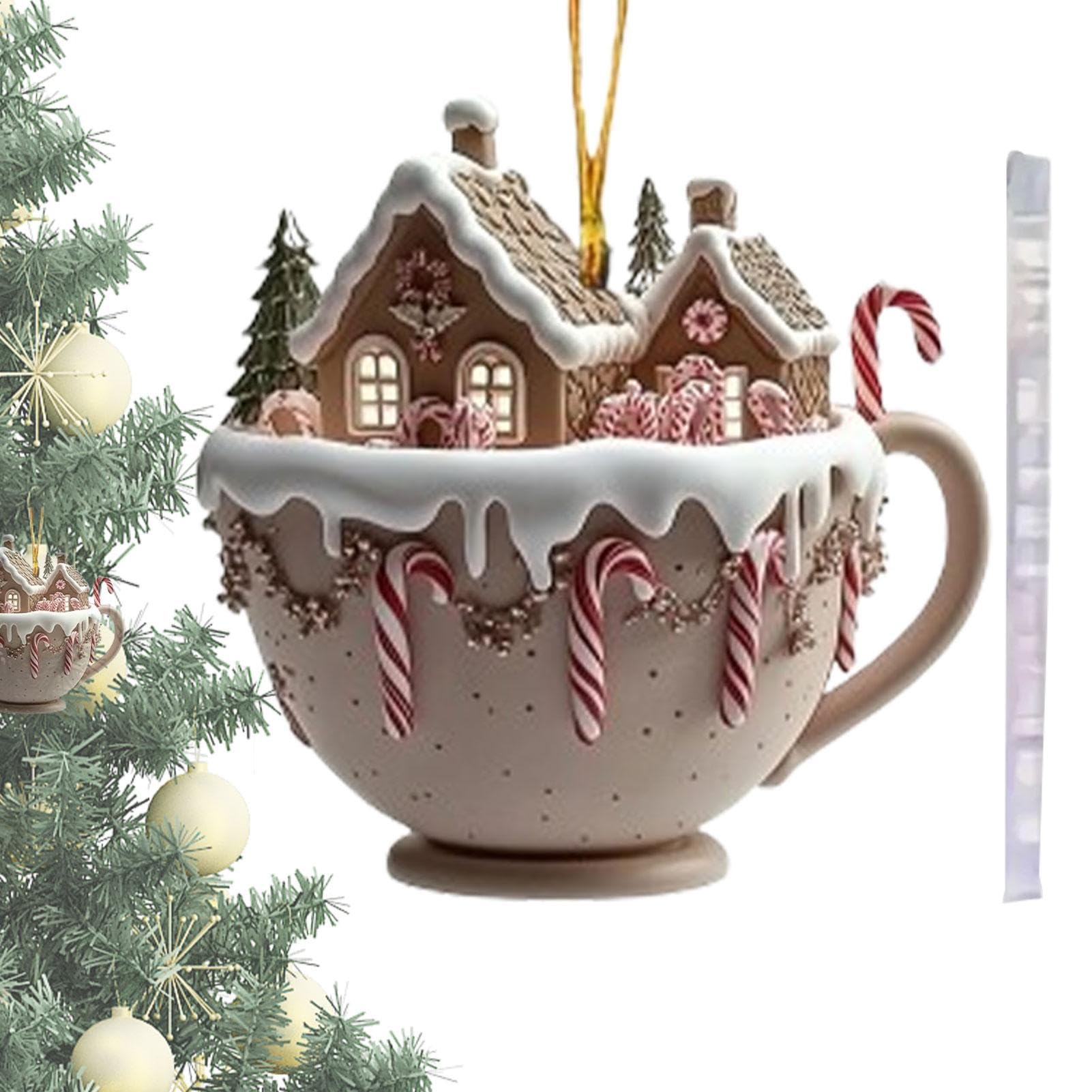 クリスマスオーナメント　ハウスオブジェ　コーヒーショップ クリスマスオーナメント ハウスオブジェ コーヒーショップ