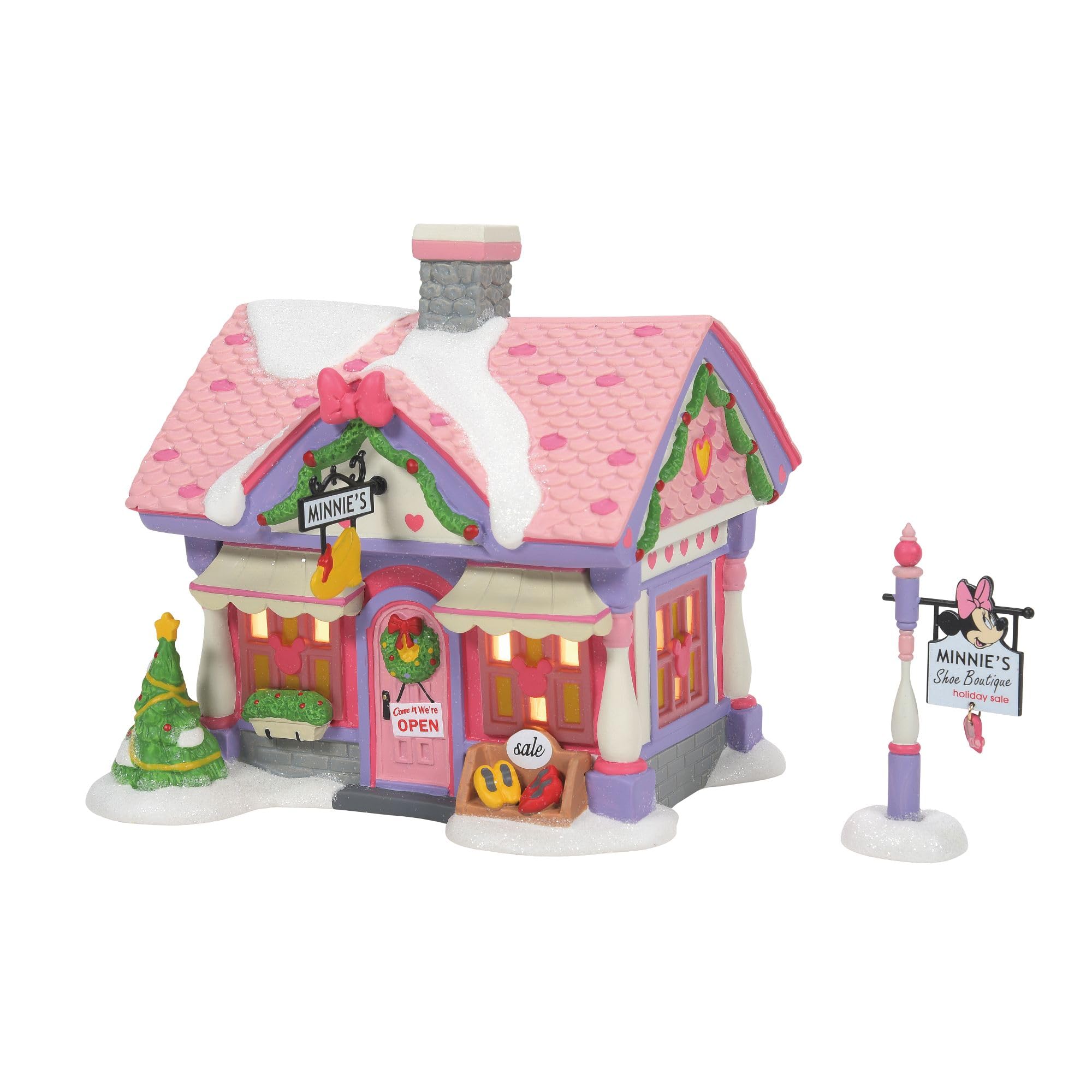 Amazon.com: Department 56 Disney Mickey Mouse Village Minnie's