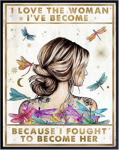 Vista 9 de Positive Quotes Wall Art & Decor - Inspirational Quotes - Boho Wall Decor - Hippie Room Decoration - Motivational Poster - Encouragement Gifts for