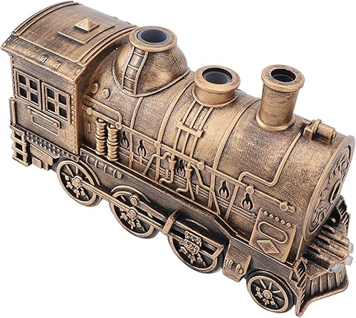 Miniatura 6 de Humidificador en forma de tren, humidificadores para dormitorio, humidificador de luz nocturna, 10.1 fl oz de doble salida de fragancia, difusor de