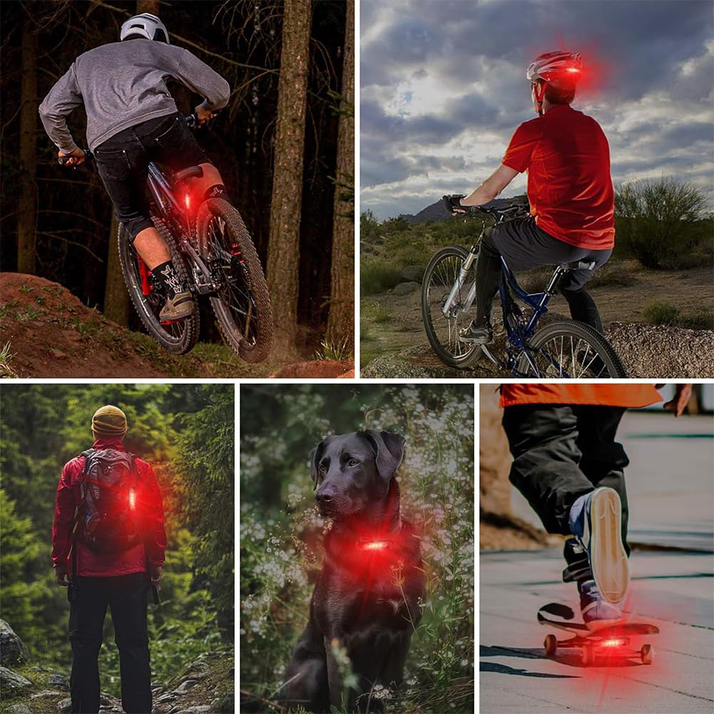 Lumières Arrière Vélo LED Rechargeable USB, Feux de Course