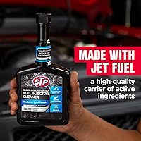 Vista 5 de STP Limpiador de inyectores de combustible súper concentrado, limpiador de inyector desobstruye los inyectores de combustible sucios y restaura