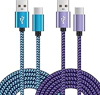 Vista 1 de Para Samsung S26+ S26, cable USB tipo C rápido de 6 pies para Samsung Galaxy S26 S25 Edge Plus Ultra S24 FE, S23 S22 S21 Ultra S21+ S20 FE 5G S10