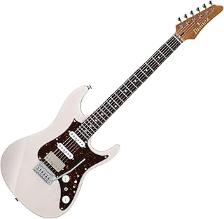 Ibanez AZ2204N Prestige 6-String Electric Guitar (Antique White Blonde, Right-Handed) with Case