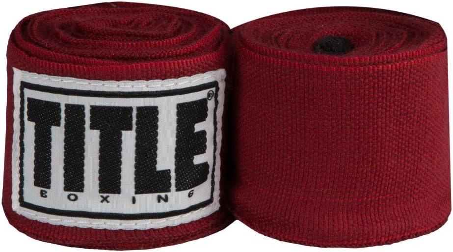 Elastic Mexican Hand Wrap, Maroon, 180"