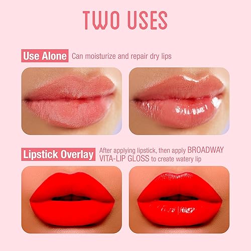 Miniatura 7 de Broadway Vita-Lip - Brillo de labios transparente, 0.47oz14ml (juego de 8 unidades)