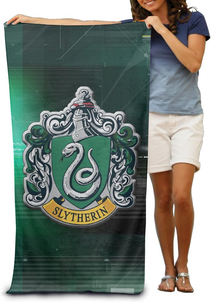 Adults Harry Potter Slytherin Fiber Maximum Softness And Absorbency Beach/Bath/Pool Towel