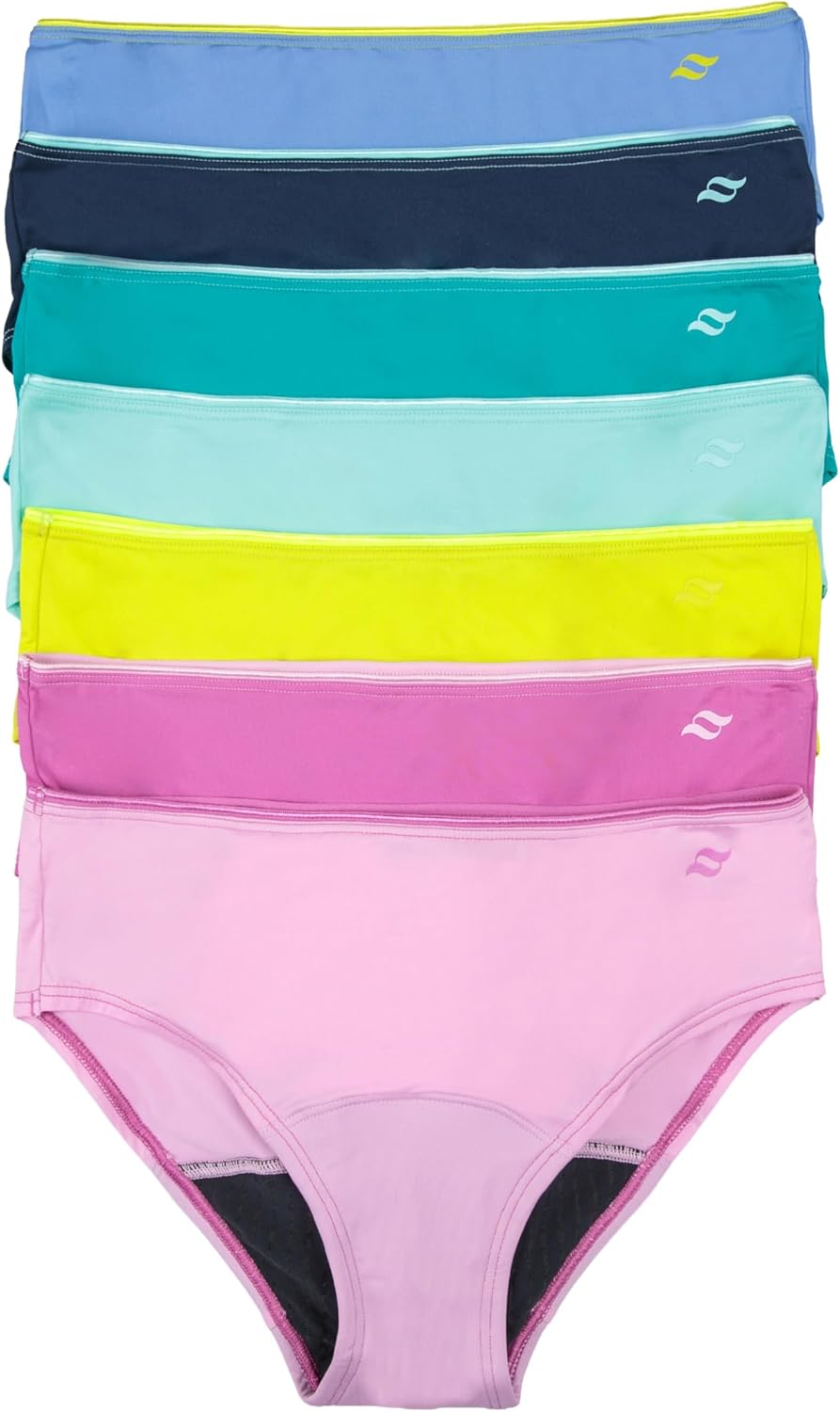 saalt 7 Days a Week Teen Period Underwear - Leakproof Menstrual Underwear for Teen Girls - Full-Coverage Comfort