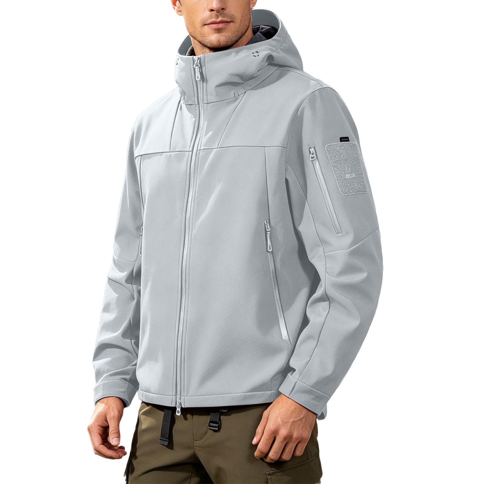 Jacke Herren Softshelljacke Outdoor Arbeitsjacke Warm Winterjacke