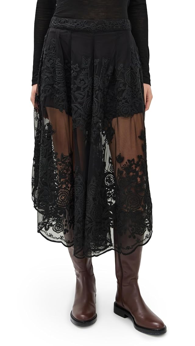Sea Womens Arielle Lace Flared Pants