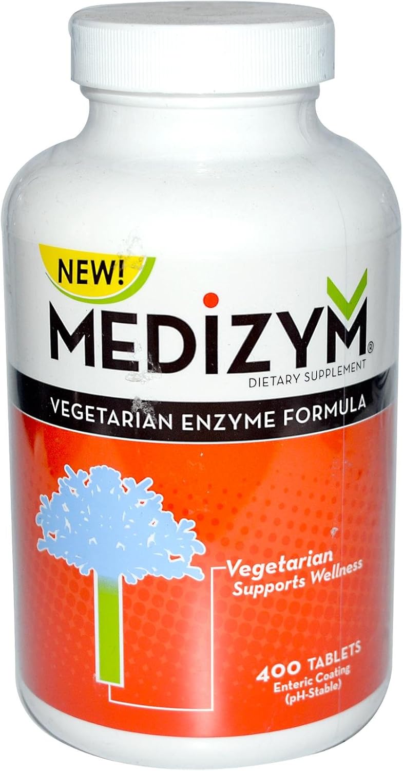 NATURALLY VITAMINS Medizym V 400 TABS Health & Household