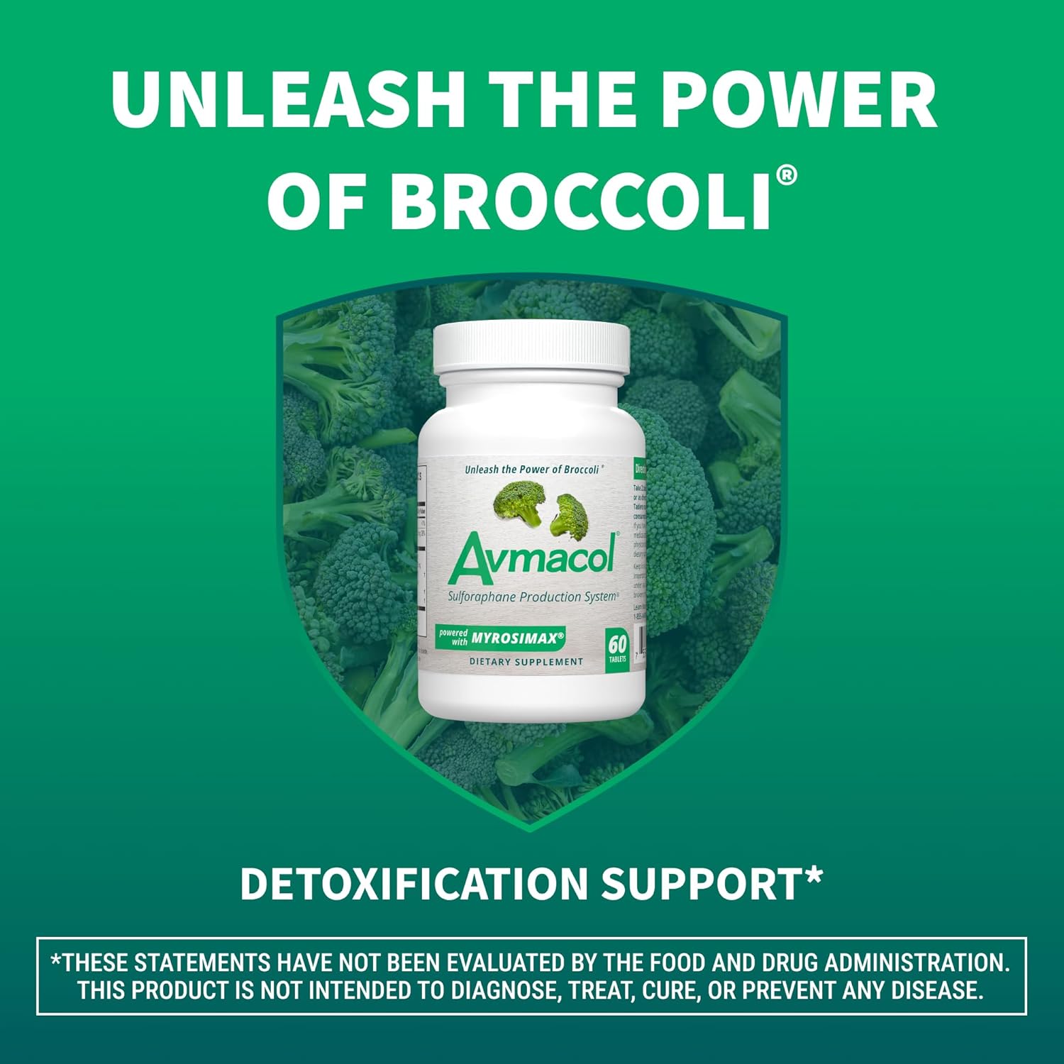 Nutramax Laboratories Avmacol #1 Researched Sulforaphane-Producing Brand for Detoxification with Glucoraphanin and Active Myrosinase, Adults & Children, 60 Tablets - Image 3
