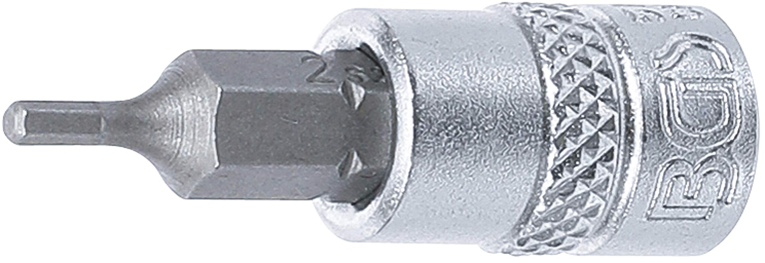 BGS 5153 | Bit Socket | 6.3 mm (1/4") Drive | internal Hexagon 2 mm