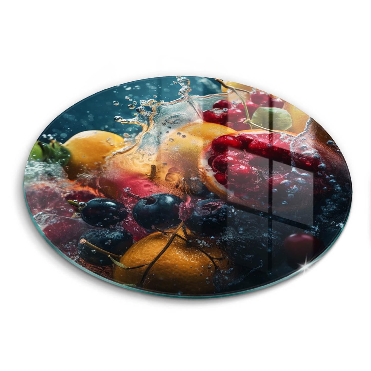 Planche à découper induction 40cm accessoire cuisine couvre plaque verre