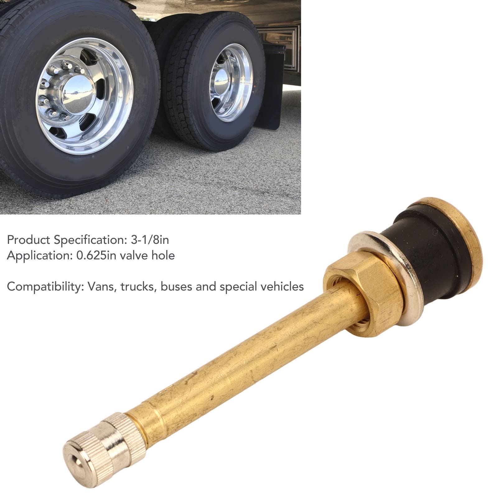 LKW -Klemme in Ventil präziser kompaktes Struktur Tubeless LKW -Ventilstiel für Busse und spezielle Fahrzeuge