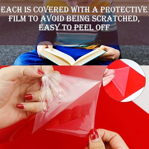 Vista 9 de 10 filtros de gel de corrección azul transparente, filtro de luz de gel, hoja de plástico, 8.5 x 11 pulgadas