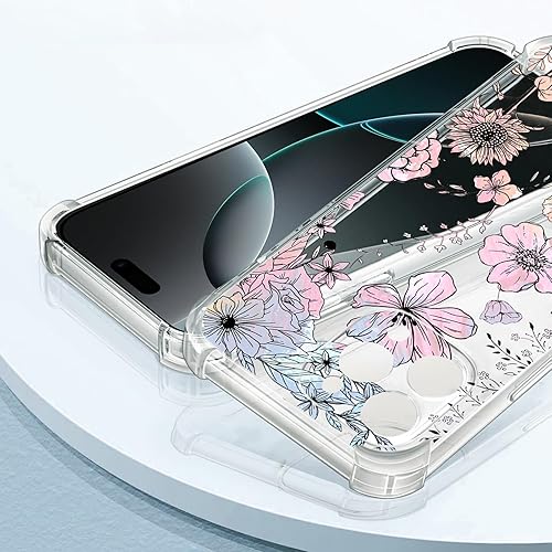 Vista 186 de Roemary Buffertech - Funda protectora para iPhone 13 Pro Max con diseño Golden Retriever, diseño de arcoíris con protector de pantalla