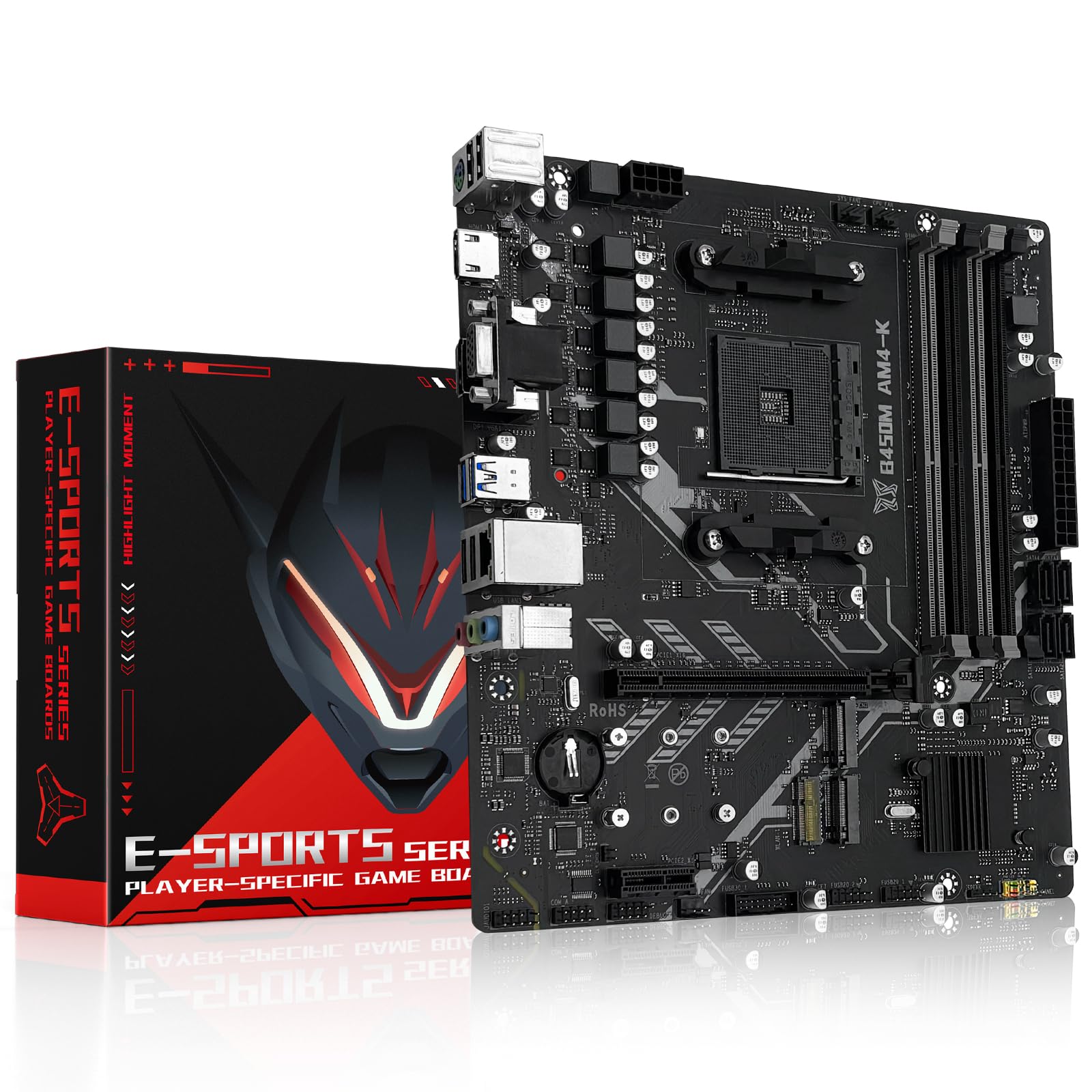 MACHINIST B450 AM4K Motherboard for AMD Ryzen 15th gen Processors