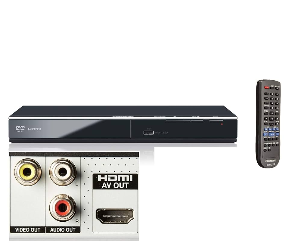 Panasonic リージョンフリー DVDプレーヤー DVD-S700P-K