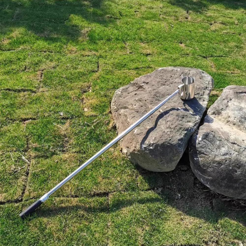 Muestra de Vaso de precipitado de péndulo 1000ml Muestra de Agua telescópica Varilla de Acero Inoxidable Varilla de muestreo de Agua en Cuchara Varilla de muestreo de Poste,4M
