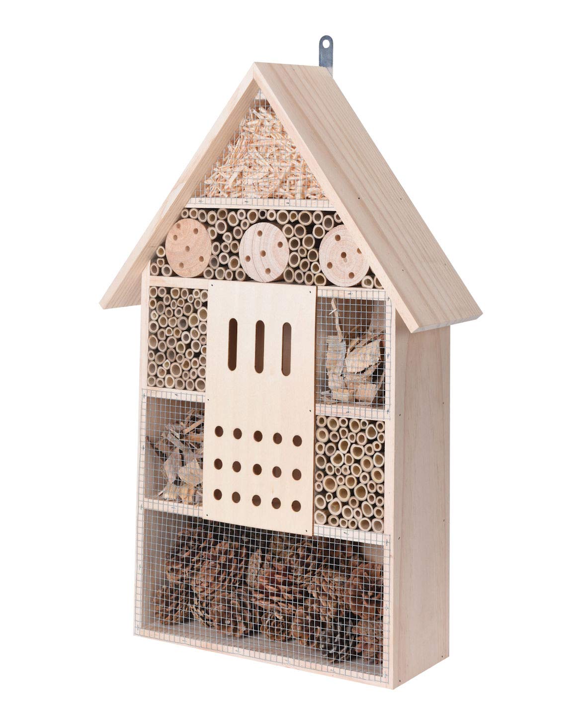Insect Hotel XXL para Colgar - 51 cm x 35 cm x 10 cm - casita para Insectos para Colgar
