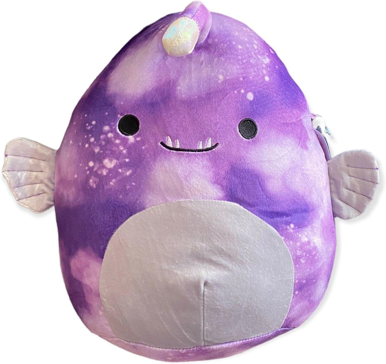 Squishmallow Official Kellytoy Plush Sea Life Squad Squishy Soft Plush Toy Animals (Easton Angler Fish, 11 Inch)