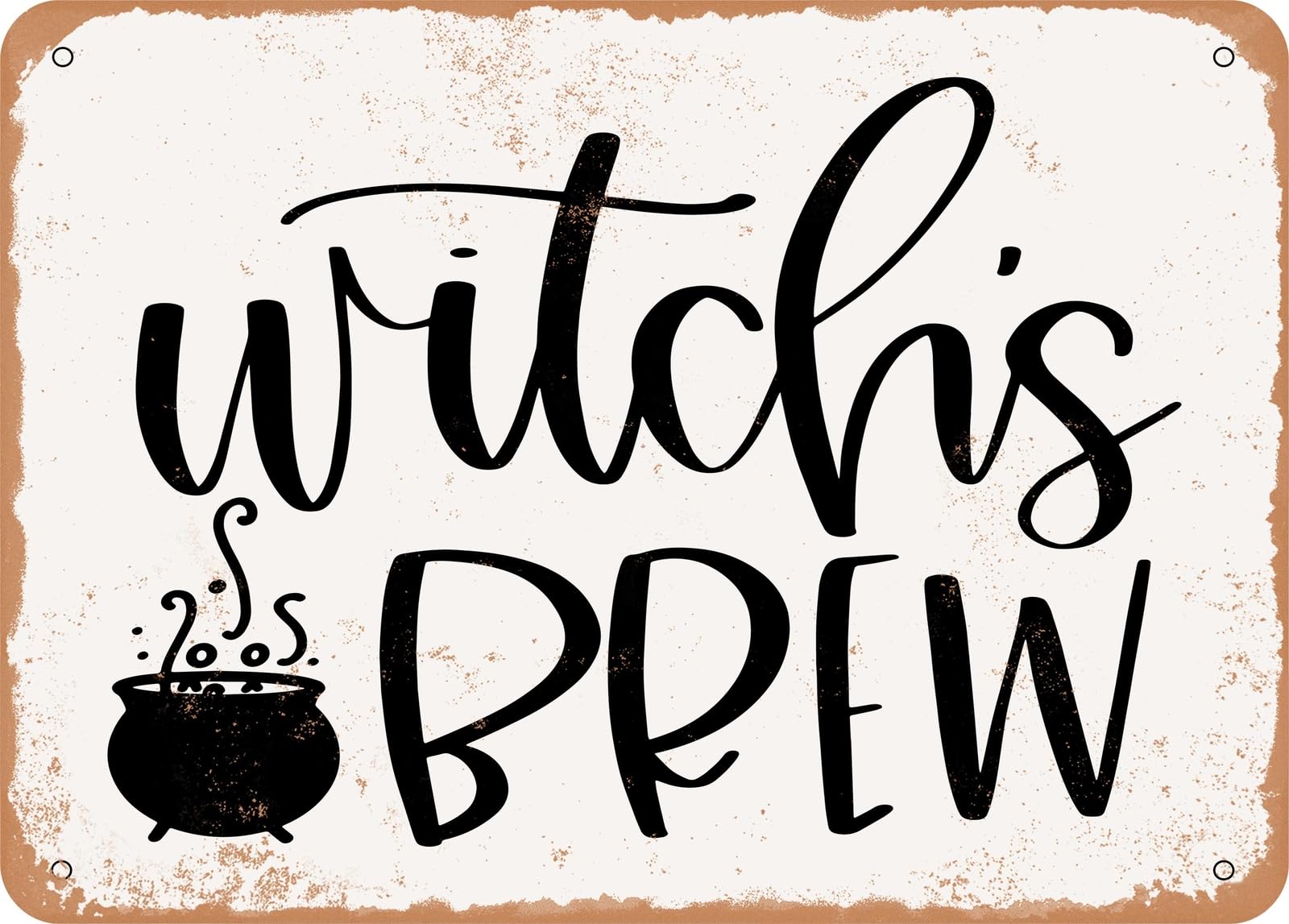 Miaomansenstore Metal Sign - Witch's Brew - Vintage Look Sign Home Decor