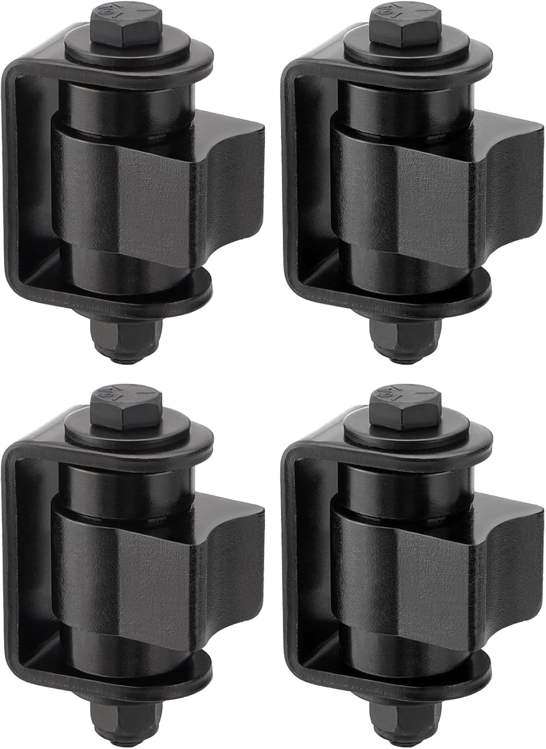 SPARKWHIZ Heavy Duty Gate Hinges, Adjustable Bearing Gate Hinge, Hold up to 1100lbs, Weld-on Hinge for Swing Gates, Driveway Gates, Fence Hinges, Entry Door, 4 Pack