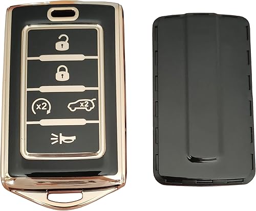 Miniatura 11 de Funda protectora para llavero de BMW, entrada sin llave, control remoto, con llavero compatible con BMW 3, 5, 7, Series M3, M5, M6, X3, X5, Z3, Z4