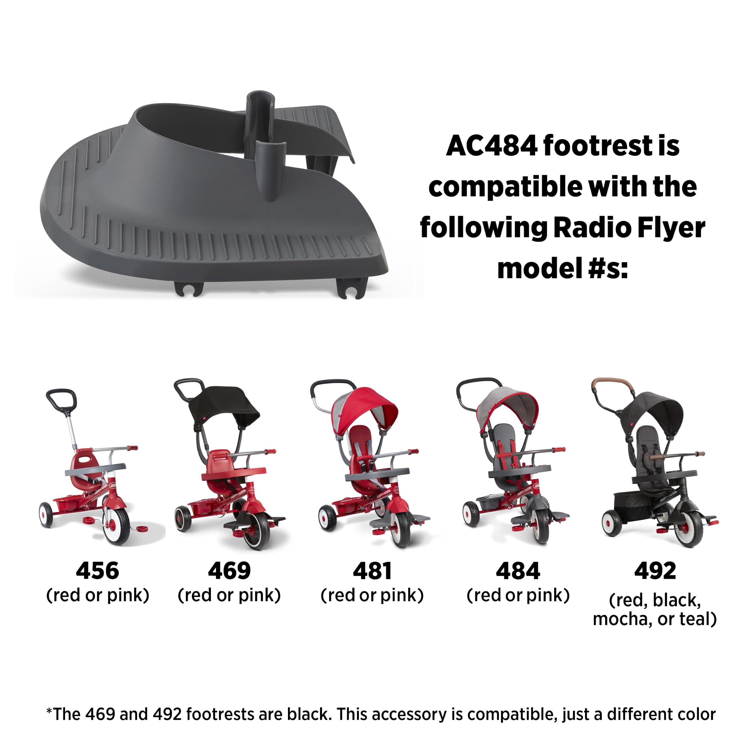 Amazon.co.jp: Radio Flyer(ラジオフライヤー) 前輪フットレスト 幼児