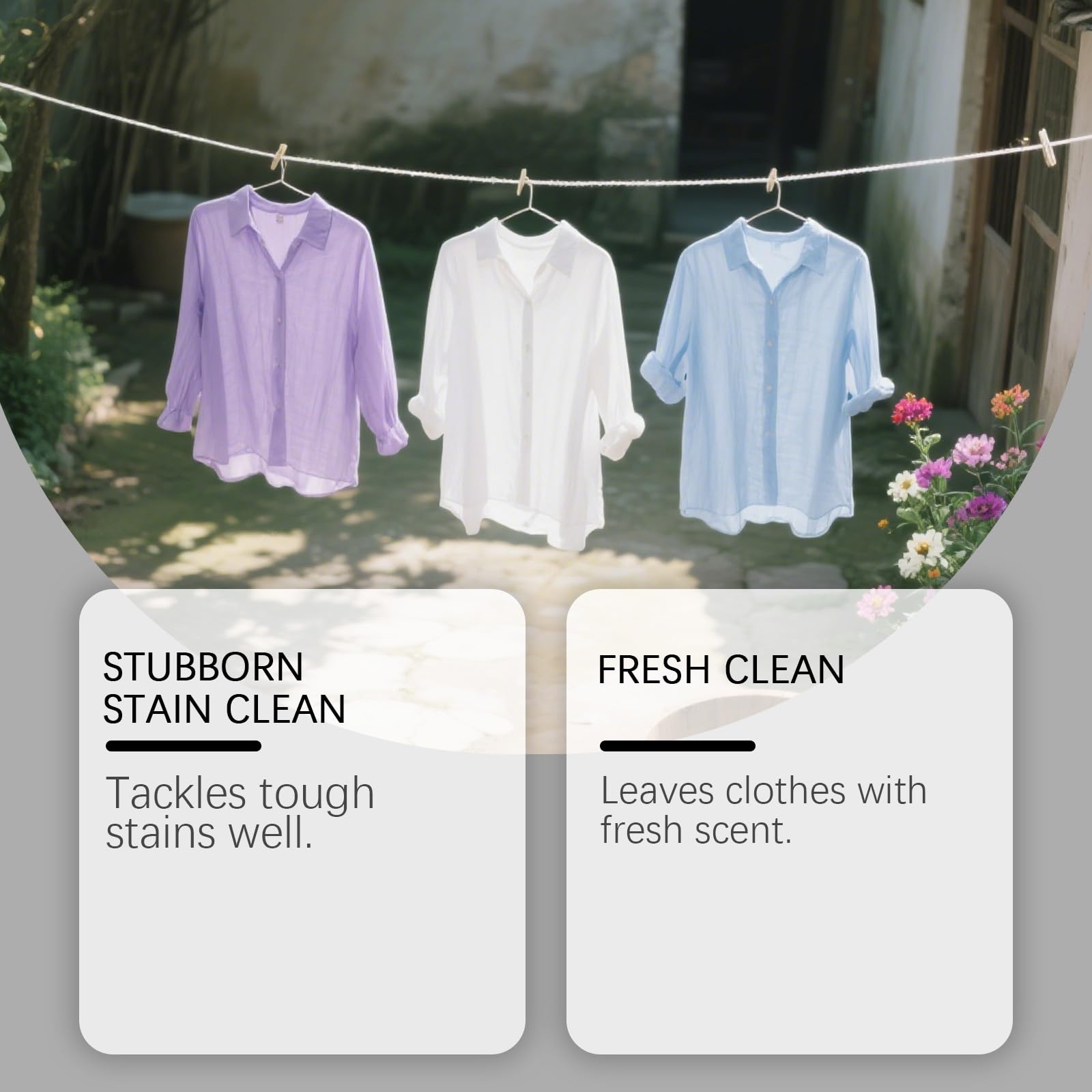 Líquido quitamanchas para ropa con enzimas activas - Elimina manchas de grasa, aceite y comida en la ropa, ideal para ropa de recién nacidos, esencial para las nuevas mamás, 250 ml (8 botellas)