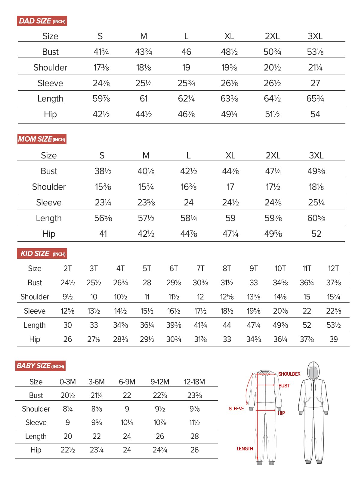 Neufigr Family Christmas Pajamas Matching Sets, Christmas Onesie Holiday Family Sleepwear Sets