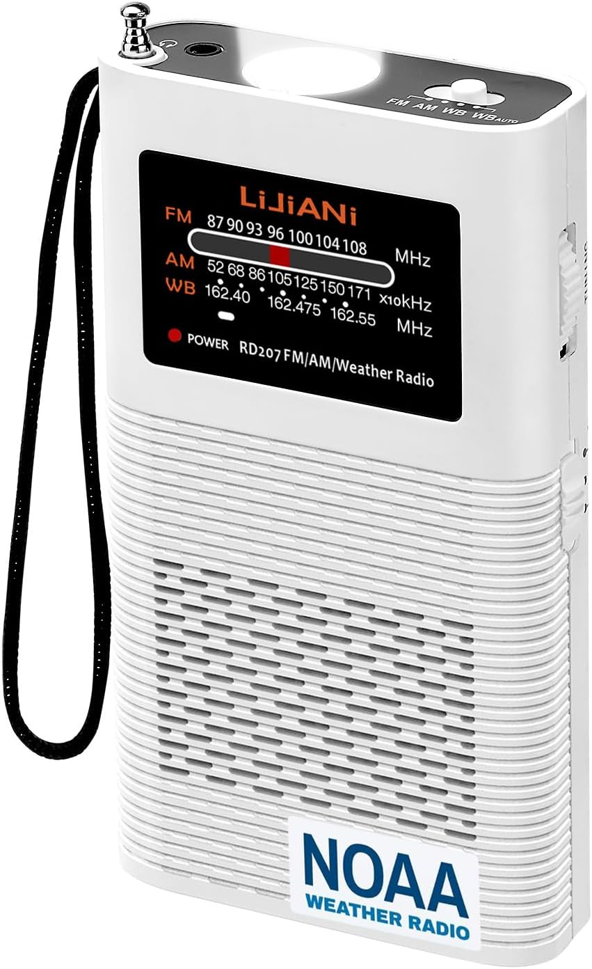 NOAA Weather Radio AM FM Portable Radio